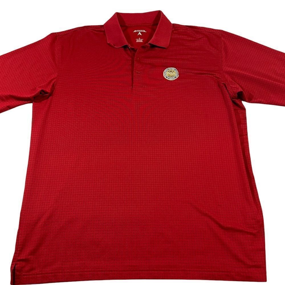 Red Men’s Antigua PGA Polo Golf Shirt